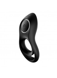 Черное эрекционное виброкольцо Legendary Duo - Satisfyer - в Тамбове купить с доставкой