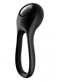 Черное эрекционное виброкольцо Majestic Duo - Satisfyer - в Тамбове купить с доставкой
