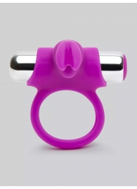 Лиловое виброкольцо с пультом ДУ Remote Control Cock Ring - Happy Rabbit - в Тамбове купить с доставкой