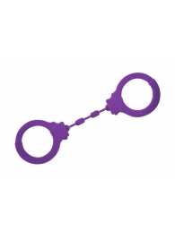 Фиолетовые силиконовые поножи Limitation - Lola Games - купить с доставкой в Тамбове