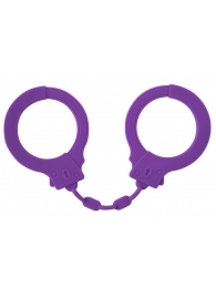 Фиолетовые силиконовые поножи Limitation - Lola Games - купить с доставкой в Тамбове