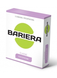 Классические презервативы Bariera Classic - 3 шт. - Bariera - купить с доставкой в Тамбове