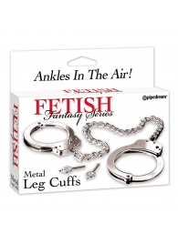 Металлические наручники Metal Leg Cuffs - Pipedream - купить с доставкой в Тамбове