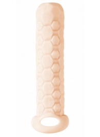 Телесный фаллоудлинитель Homme Long - 13,5 см. - Lola Games - в Тамбове купить с доставкой