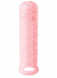 Розовый фаллоудлинитель Homme Long - 15,5 см. - Lola Games - в Тамбове купить с доставкой