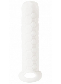 Белый фаллоудлинитель Homme Long - 13,5 см. - Lola Games - в Тамбове купить с доставкой