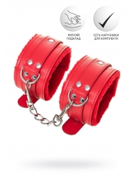 Красные оковы Anonymo из искусственной кожи - ToyFa - купить с доставкой в Тамбове