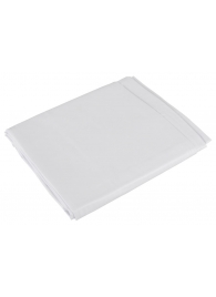 Белая виниловая простынь Vinyl Bed Sheet - Orion - купить с доставкой в Тамбове