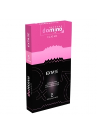 Презервативы с точками и рёбрышками DOMINO Classic Extase - 6 шт. - Domino - купить с доставкой в Тамбове