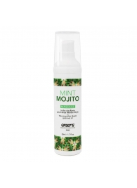 Разогревающее массажное масло с ароматом мохито Gourmet Mint Mojito - 50 мл. - Exsens - купить с доставкой в Тамбове