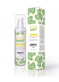 Разогревающее массажное масло Gourmet Spearmint Organic с органическими ингредиентами - 50 мл. - Exsens - купить с доставкой в Тамбове