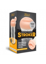 Мастурбатор-ротик ZOLO DEEP THROAT - Zolo - в Тамбове купить с доставкой