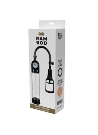 Прозрачная вакуумная помпа с манометром Deluxe Penis Pump - Dream Toys - в Тамбове купить с доставкой