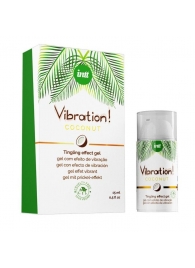 Возбуждающий гель с ароматом кокоса Vibration Coconut - 15 мл. - INTT - купить с доставкой в Тамбове