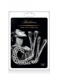 Регулируемые зажимы для сосков Sweet Caress Nipple Chain - Sweet Caress - купить с доставкой в Тамбове