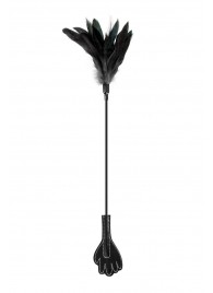 Двусторонний стек-щекоталка Sweet Caress Feather Whip - 58 см. - Sweet Caress - купить с доставкой в Тамбове