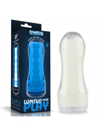 Светящийся в темноте мастурбатор Lumino Play Masturbator Ribbed - Lovetoy - в Тамбове купить с доставкой
