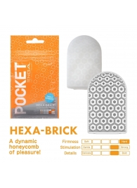 Карманный мастурбатор HEXA-BRICK - Tenga - в Тамбове купить с доставкой