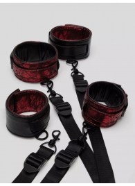 Изысканный набор фиксаций на кровати Reversible Under Mattress Restraint Set - Fifty Shades of Grey - купить с доставкой в Тамбове