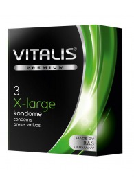 Презервативы увеличенного размера VITALIS PREMIUM x-large - 3 шт. - Vitalis - купить с доставкой в Тамбове