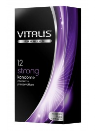 Презервативы с утолщённой стенкой VITALIS PREMIUM strong - 12 шт. - Vitalis - купить с доставкой в Тамбове