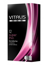 Ультратонкие презервативы VITALIS PREMIUM super thin - 12 шт. - Vitalis - купить с доставкой в Тамбове