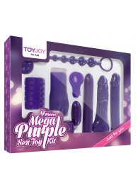 Эротический набор Toy Joy Mega Purple - Toy Joy - купить с доставкой в Тамбове