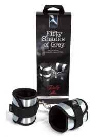 Серо-черные наручники Totally His - Fifty Shades of Grey - купить с доставкой в Тамбове
