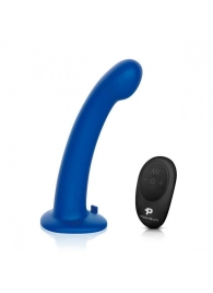 Синяя насадка Remote Control P-Spot G-Spot с черными трусиками - 20 см. - Pegasus - купить с доставкой в Тамбове