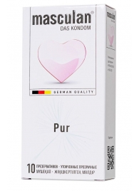 Супертонкие презервативы Masculan Pur - 10 шт. - Masculan - купить с доставкой в Тамбове