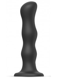 Черная насадка Strap-On-Me Dildo Geisha Balls size XL - Strap-on-me - купить с доставкой в Тамбове