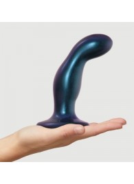Темно-синяя насадка Strap-On-Me Dildo Plug Snaky size M - Strap-on-me - купить с доставкой в Тамбове