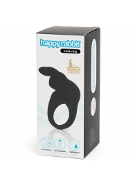 Черное эрекционное виброкольцо Happy Rabbit Rechargeable Rabbit Cock Ring - Happy Rabbit - в Тамбове купить с доставкой