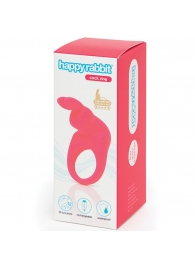 Розовое эрекционное виброкольцо Happy Rabbit Rechargeable Rabbit Cock Ring - Happy Rabbit - в Тамбове купить с доставкой