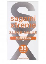 Ультратонкие презервативы Sagami Xtreme Superthin - 36 шт. - Sagami - купить с доставкой в Тамбове