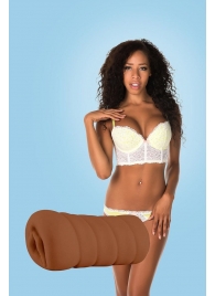 Коричневый мастурбатор-вагина BRIANNA - Dream Toys - в Тамбове купить с доставкой