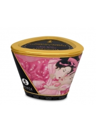 Массажная свеча Rose Petals с ароматом розы - 170 мл. - Shunga - купить с доставкой в Тамбове