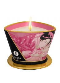 Массажная свеча Rose Petals с ароматом розы - 170 мл. - Shunga - купить с доставкой в Тамбове