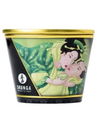 Массажная свеча Exotic Green Tea с ароматом зелёного чая - 170 мл. - Shunga - купить с доставкой в Тамбове