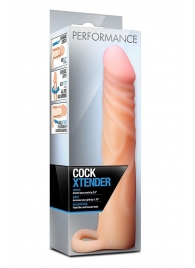 Телесная насадка на пенис Cock Xtender - 17,7 см. - Blush Novelties - в Тамбове купить с доставкой