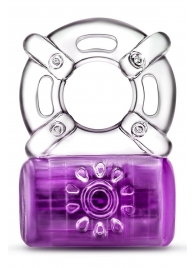 Фиолетовое эрекционное виброкольцо One Night Stand Vibrating C-Ring - Blush Novelties - в Тамбове купить с доставкой
