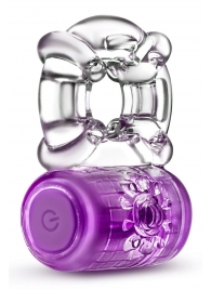 Фиолетовое эрекционное виброкольцо One Night Stand Vibrating C-Ring - Blush Novelties - в Тамбове купить с доставкой