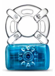 Синее эрекционное виброкольцо One Night Stand Vibrating C-Ring - Blush Novelties - в Тамбове купить с доставкой