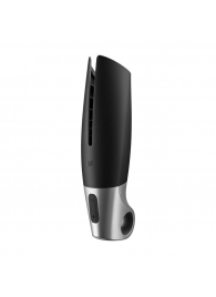 Черный мастурбатор с вибрацией Power Masturbator - Satisfyer - в Тамбове купить с доставкой