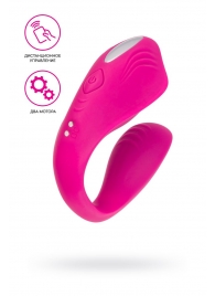 Розовый вибратор для пар Cobrum с пультом ДУ - A-toys купить в Тамбове с доставкой в Orgasmix.ru Розовый вибратор для пар Cobrum с пультом ДУ - A-toys