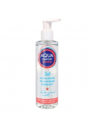 Гель-лубрикант на водной основе Aqua Comfort Aroma с ароматом персика - 195 гр. - Биоритм - купить с доставкой в Тамбове