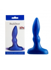 Синий анальный стимулятор Beginners p-spot massager - 11 см. - Lola Games - в Тамбове купить с доставкой