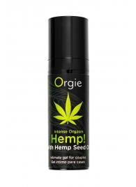 Возбуждающий интимный гель для пар ORGIE Hemp Intense Orgasm - 15 мл. - ORGIE - купить с доставкой в Тамбове