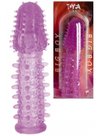 Фиолетовая насадка, удлиняющая половой член - 13,5 см. - Toyfa Basic - в Тамбове купить с доставкой Фиолетовая насадка, удлиняющая половой член - 13,5 см. - Toyfa Basic - в Тамбове купить с доставкой