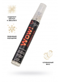 Оральный спрей ORGIE Wow! Strawberry Ice Blowjob Spray с охлаждающим и возбуждающим эффектом - 10 мл. - ORGIE - купить с доставкой в Тамбове